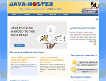 Tablet Screenshot of java-hoster.com